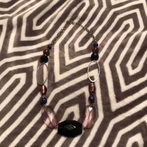 Dark & light Purple necklace